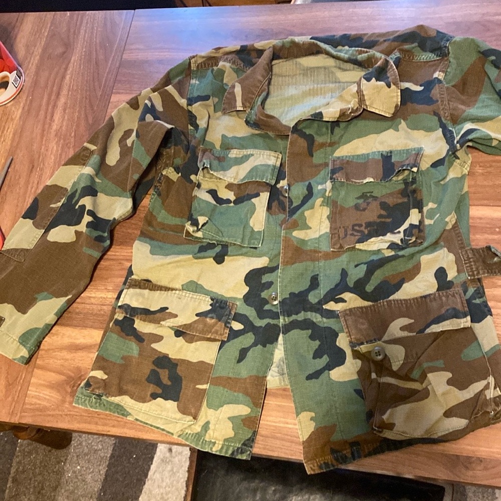 Green and Brown Military Field Jacket